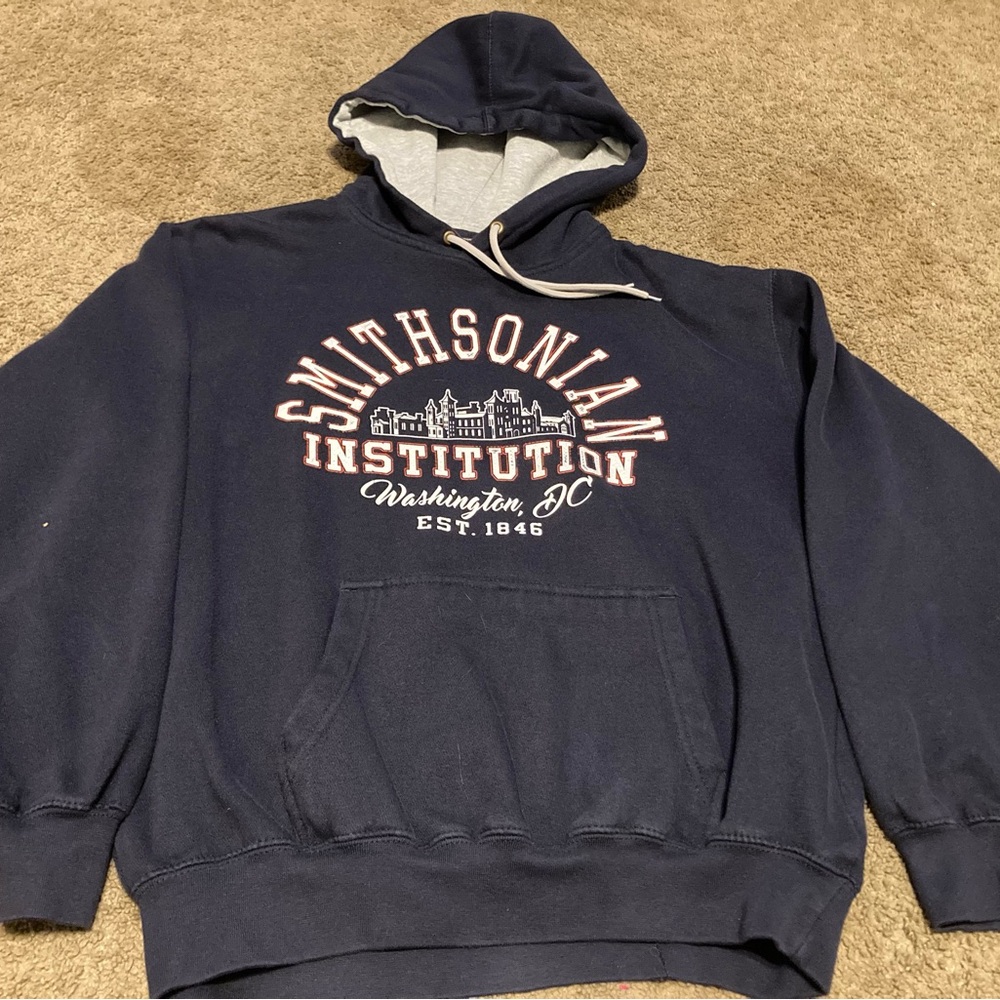 Smithsonian Navy Blue Hoodie